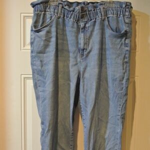 WOMENS 18W RUFFLE WAIST AVA AND VIV JEANS